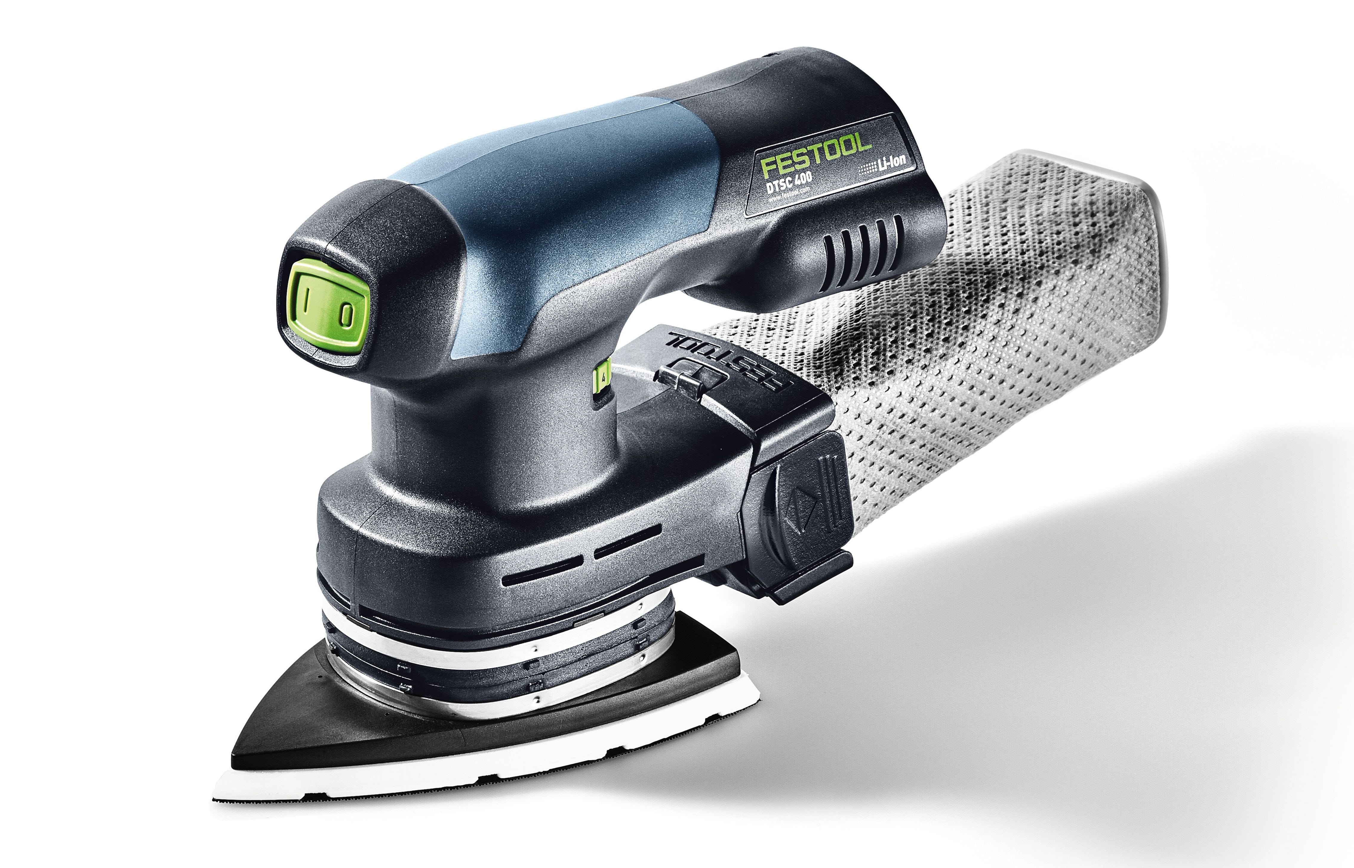 DTSC 400 18V 100mm x 150mm Cordless Orbital Iron Head Sander Basic in Systainer Bare (Tool Only) 577507 by Festool