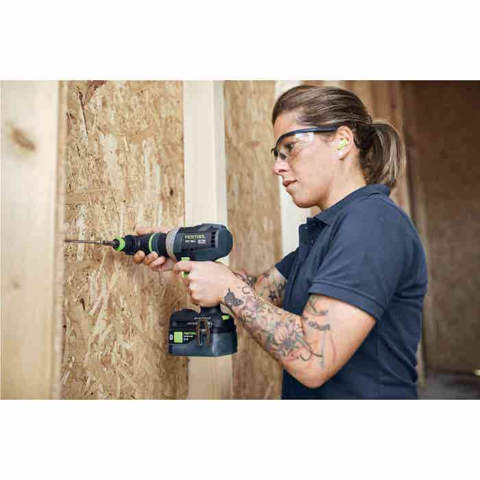 Festool TID/TPC 18V 2 Piece Impact Driver and 4 Speed Hammer Drill 4.0/5.0Ah Set in Systainer 577657