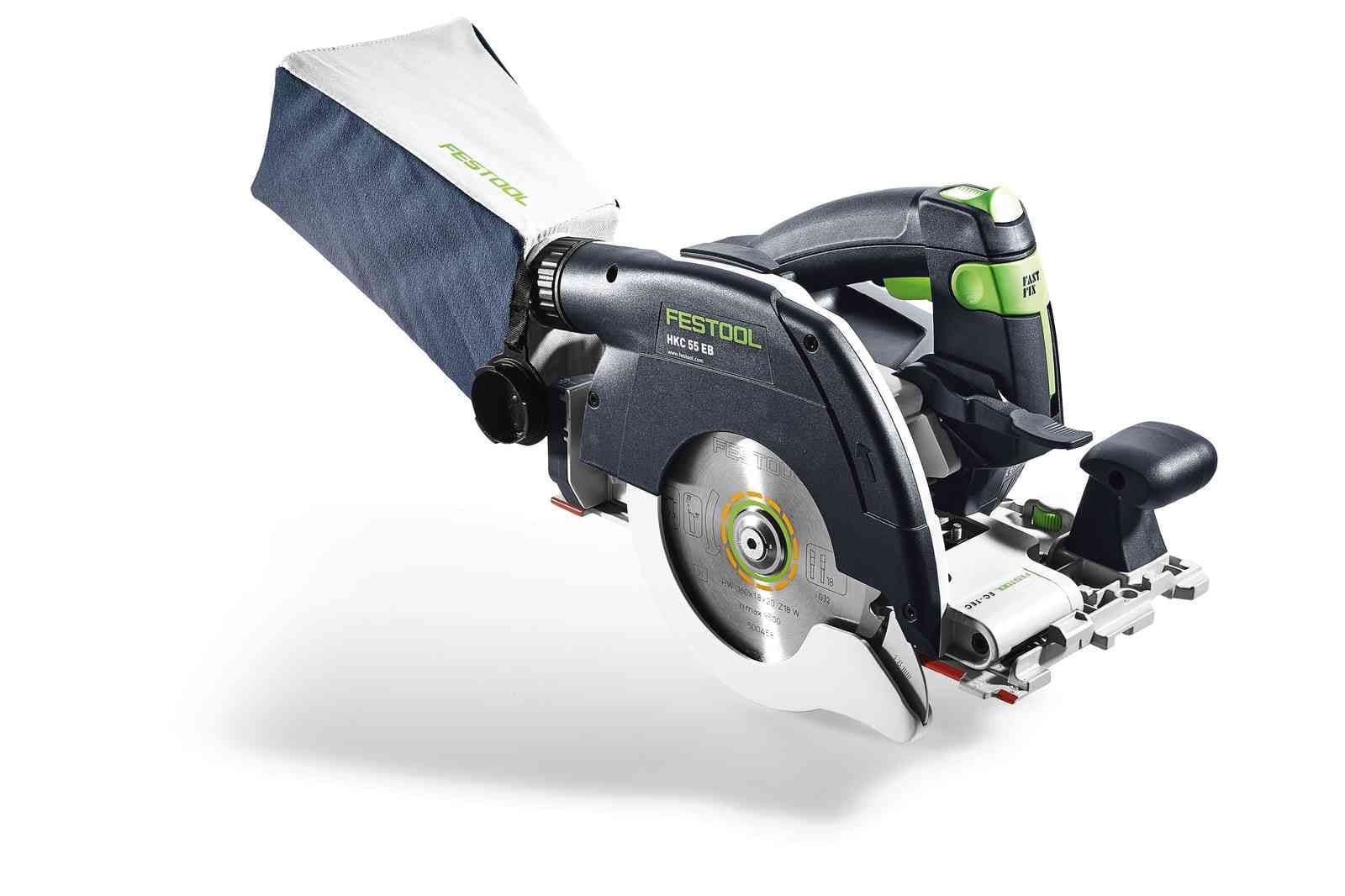 160mm 18V 5.0Ah Cordless Circular Saw Bluetooth Set in Systainer HKC 55 577675 by Festool