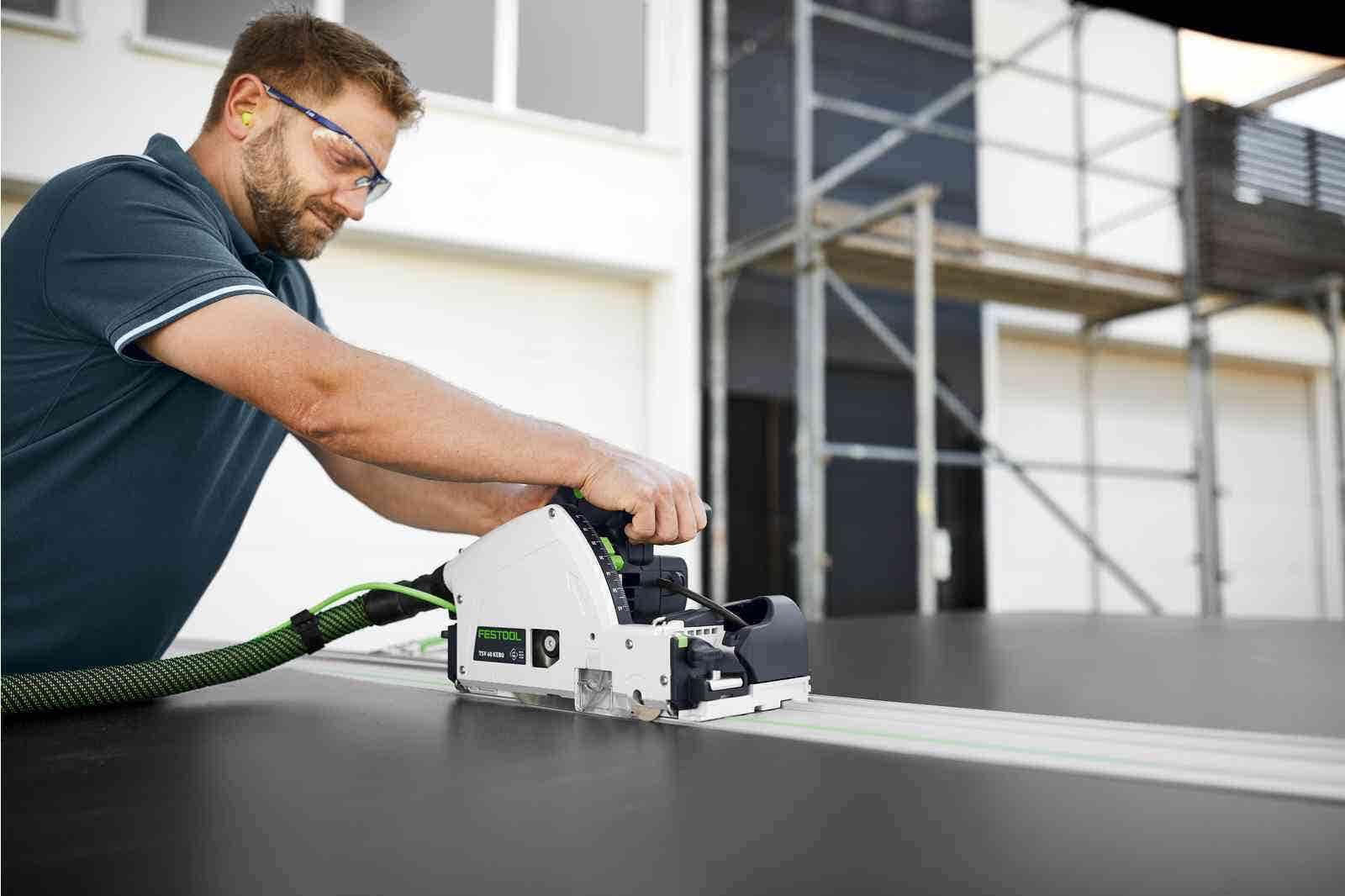 Festool TSV 60K 168mm Plunge Cut Scoring Saw in Systainer with 1900mm Rail 577745