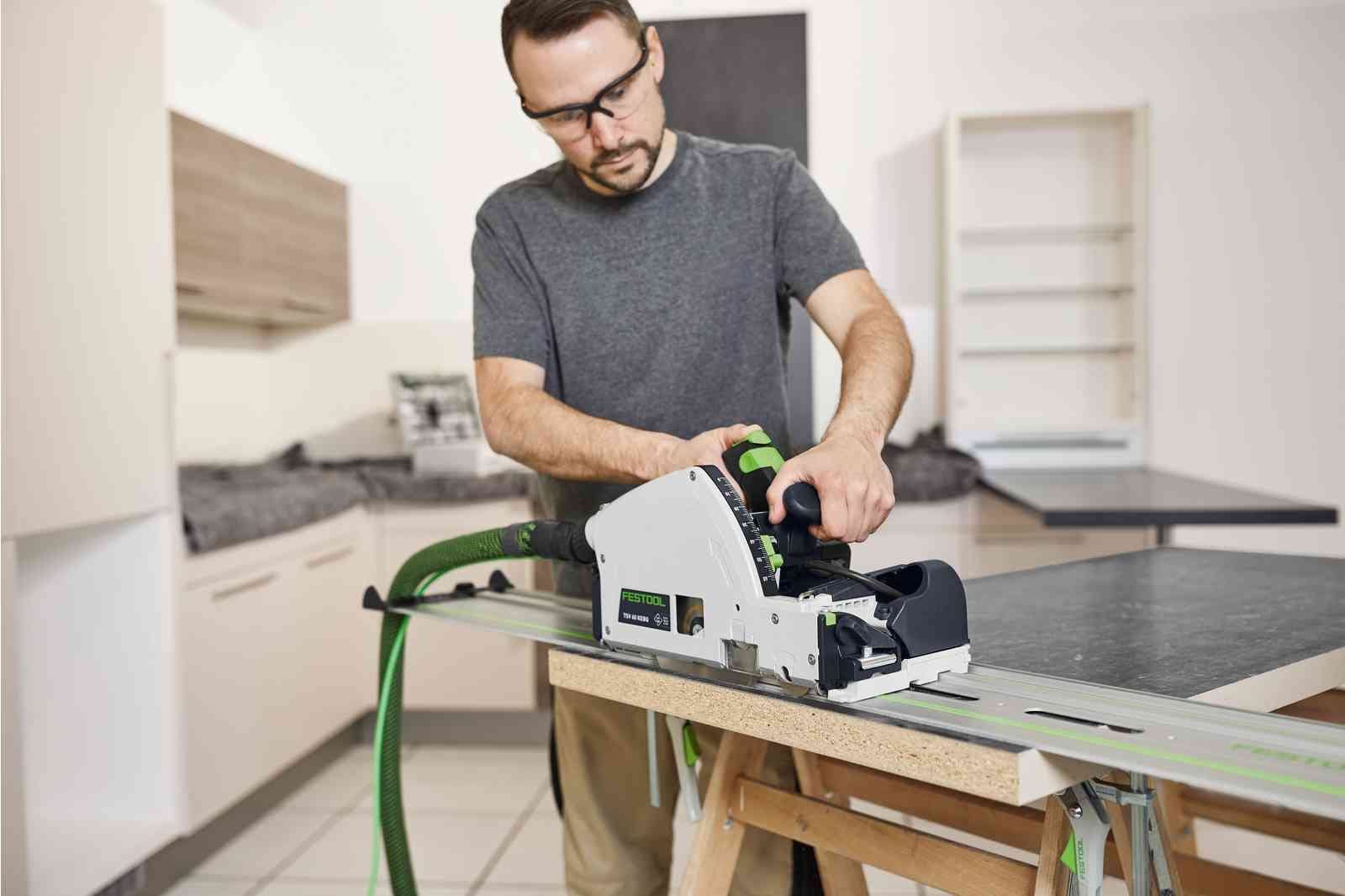 Festool TSV 60K 168mm Plunge Cut Scoring Saw in Systainer with 1900mm Rail 577745