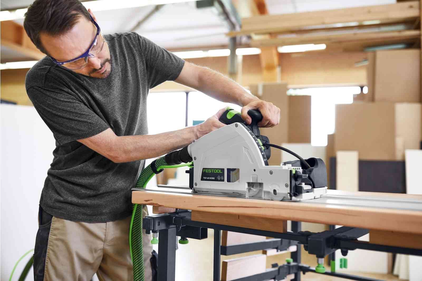 Festool TSV 60K 168mm Plunge Cut Scoring Saw in Systainer with 1900mm Rail 577745