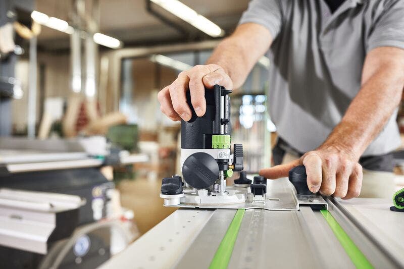 Festool OF 1010R 55mm Plunge Router with Light in Systainer 578016