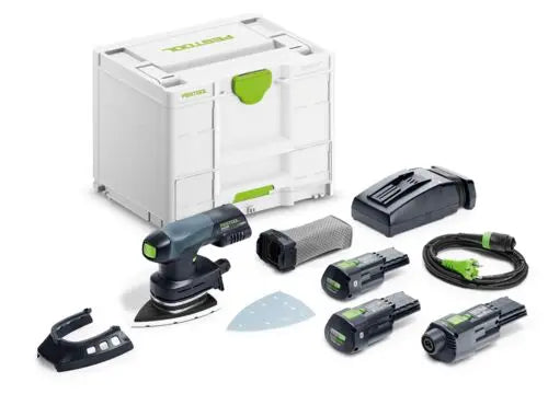 Festool DTSC 400 18V 100mm x 150mm Cordless Orbital Iron Head Sander Bluetooth 3.0 Ah Set in Systainer 578141