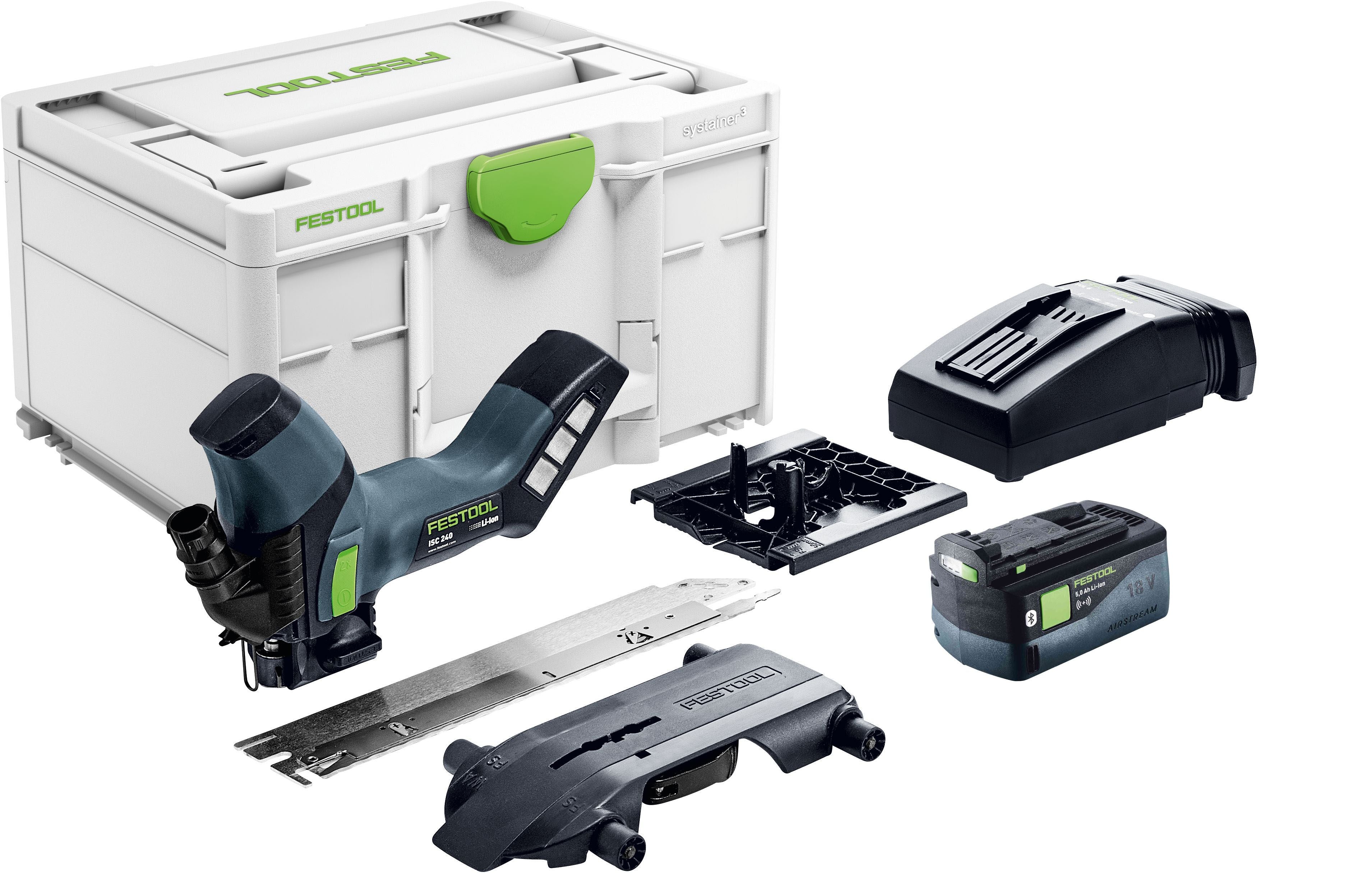 ISC 240 18V 240mm Cordless Insulation Saw 5.0Ah Bluetooth in Systainer 578292 by Festool