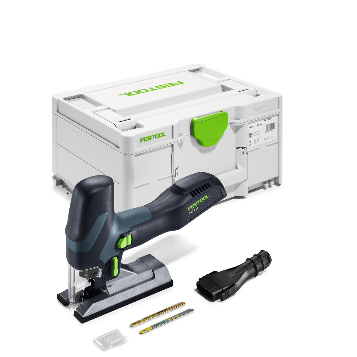 Festool 18V Cordless Jigsaw Basic In Systainer PSC-E 18V 578521