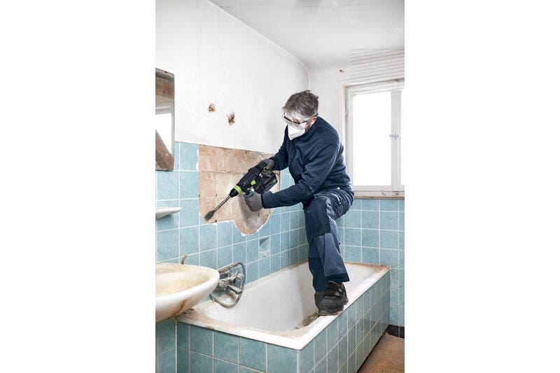 KHC 18V Cordless Rotary Hammer 5.0Ah Bluetooth Set in Systainer KHC 18 Li TCL6-Plus (578538) by Festool