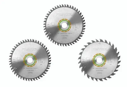 Festool Wood Cutting Saw Blade Set 160mm 2.2mm 3 Pack 578565