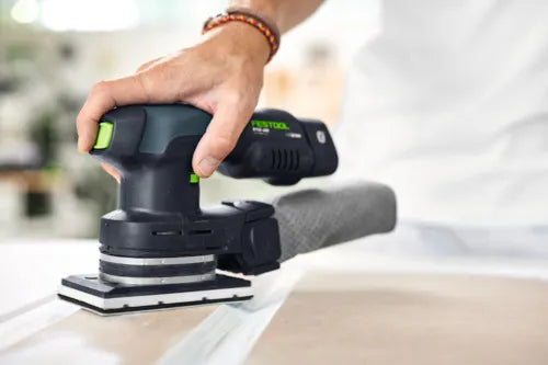 Festool RTSC 400 18V 80mm x 133mm Cordless Orbital 1/4 Sheet Sander Bluetooth 3.0Ah Set in Systainer 578936
