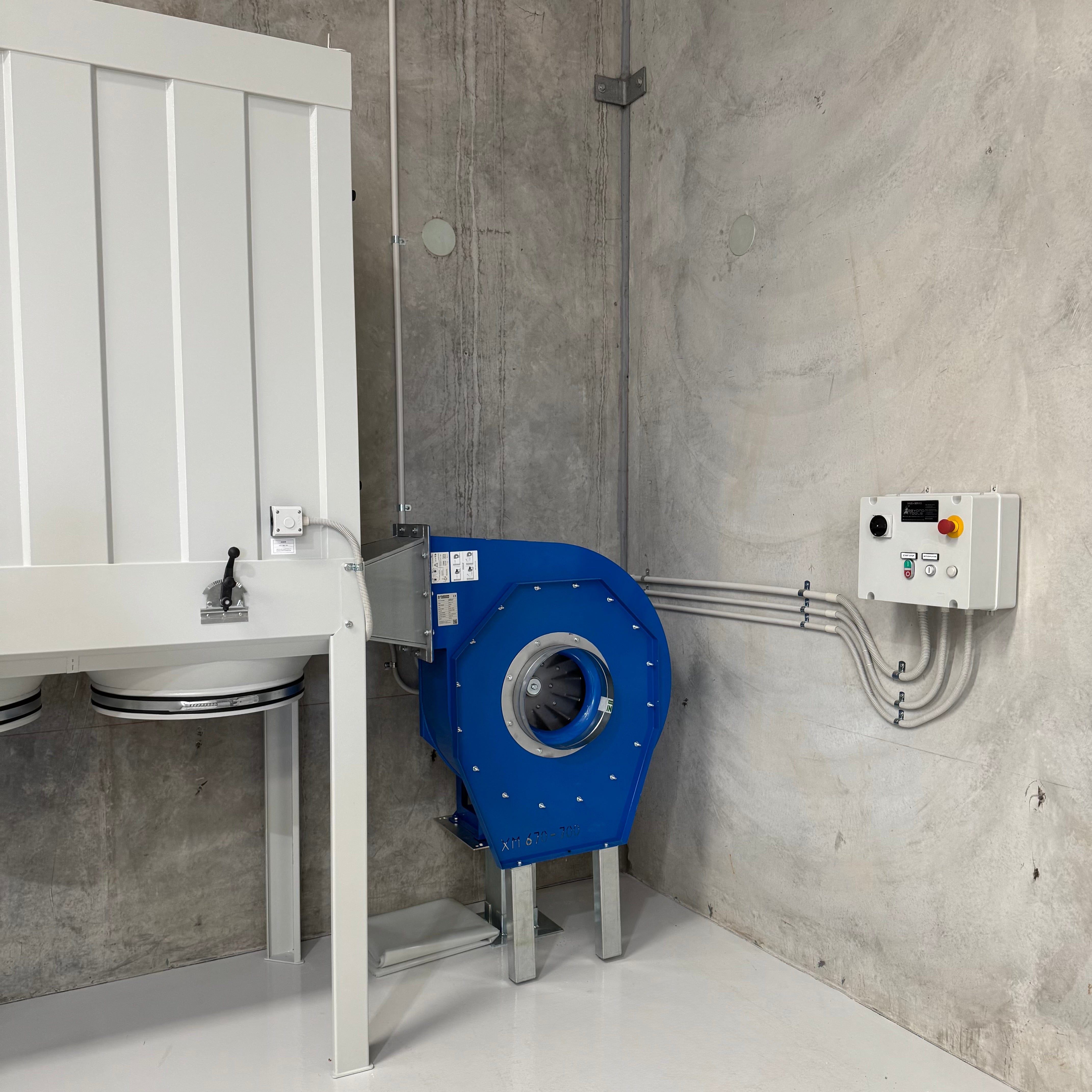 Silenced Dust Collector 7.5HP Euro 4S by Alfarimini