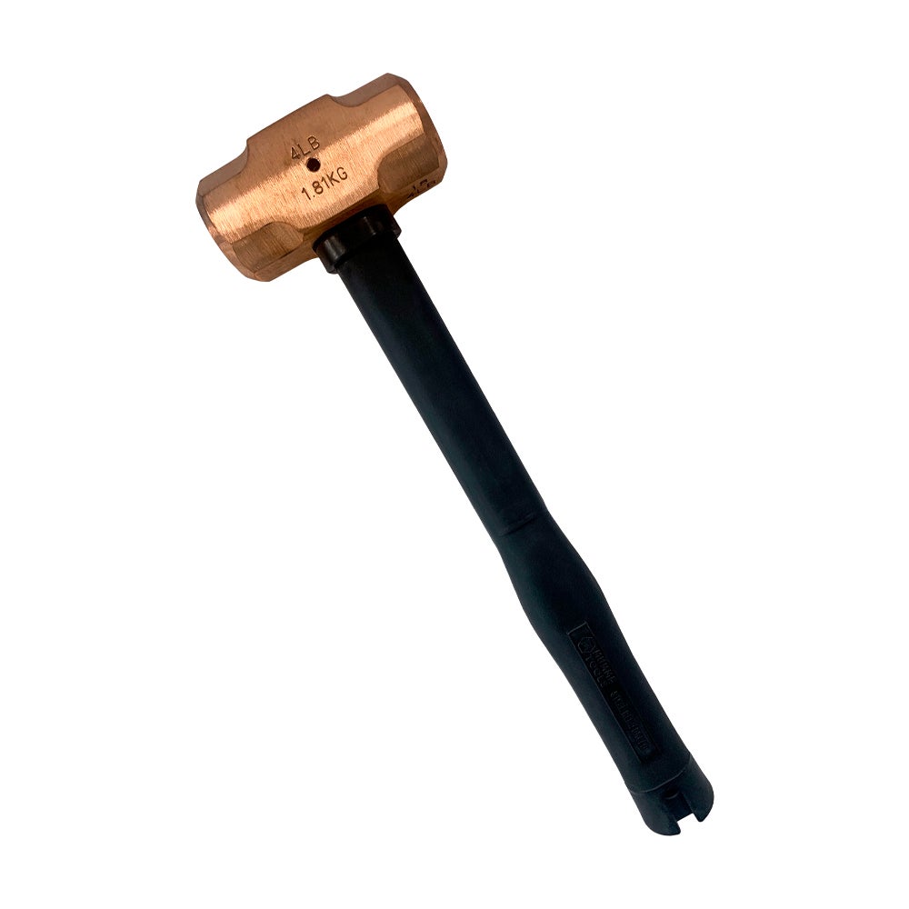 Mumme Copper Sledge Hammer with Pinned Steel Core Fiberglass Black Handle 5HCFRH04 - 1.81Kg (4lb)