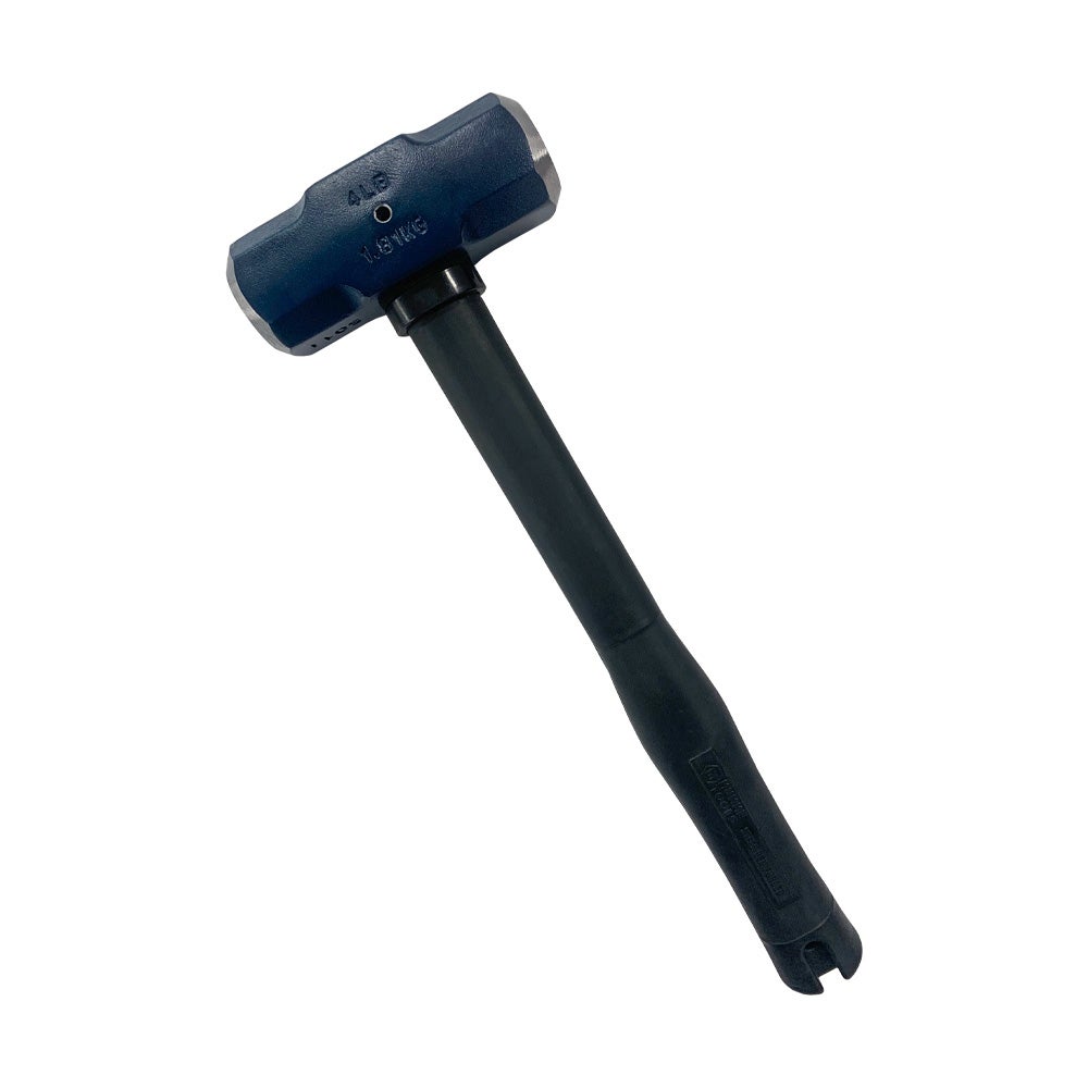 Mumme 1.81kg (4lb) Sledge Hammer Steel Pinned Steel Core Fibreglass Handle Black 5HSFRH04