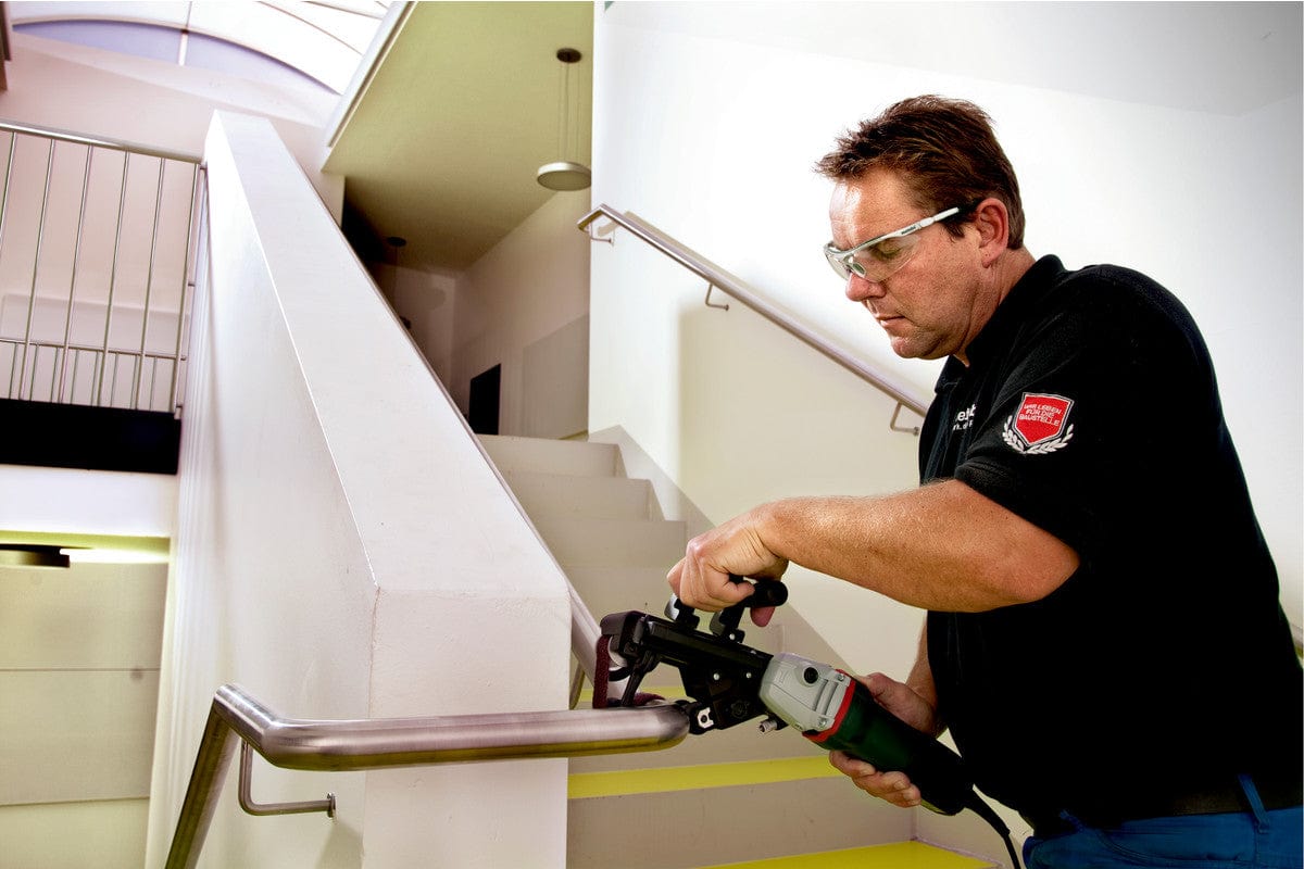 Tube Belt Sander RBE 9-60 SET (602183510) by Metabo