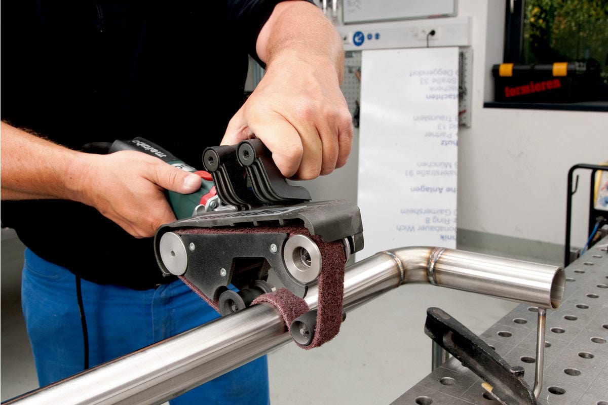 Tube Belt Sander RBE 9-60 SET (602183510) by Metabo