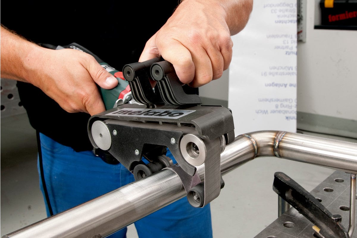 Tube Belt Sander RBE 9-60 SET (602183510) by Metabo