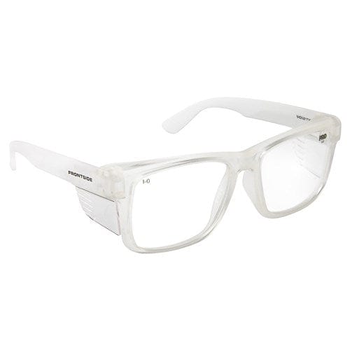 Frontside Safety Glasses Clear Lens with Clear Frame (6500)