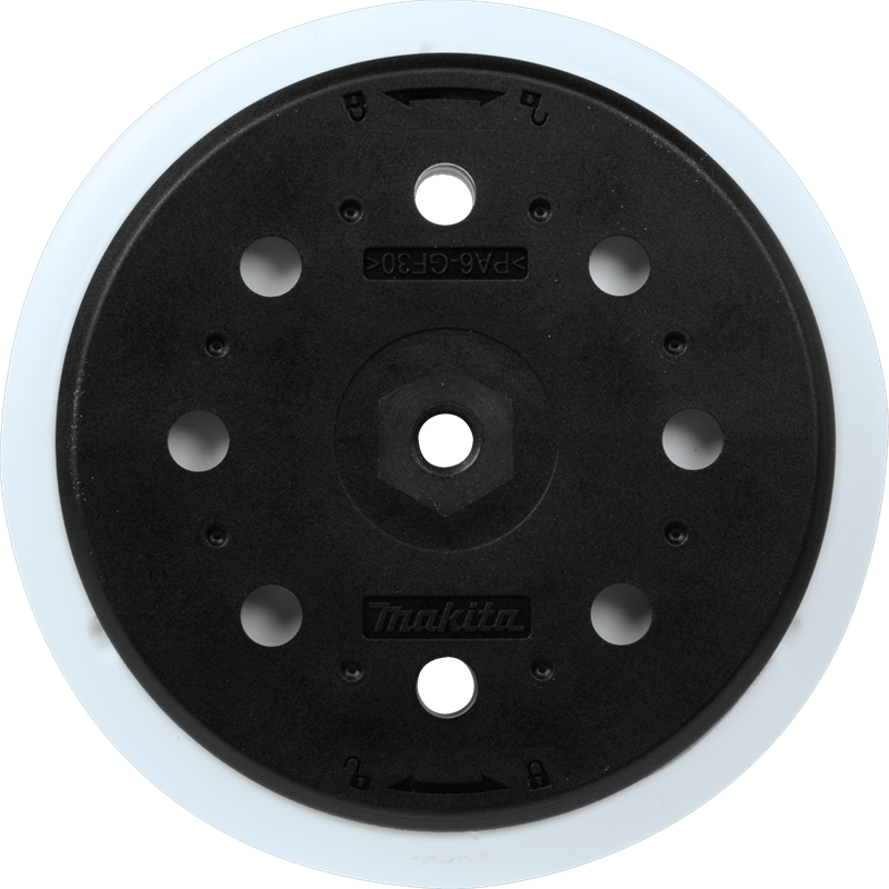 Makita 150mm (6") Hook & Loop Soft Round Sanding Backing Pad 197314-7