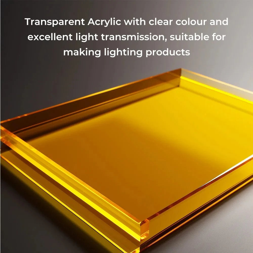 Creality 3 Colour 300 x 300 x 3mm Transparent Acrylic Sheet Set | 10Pce Pack