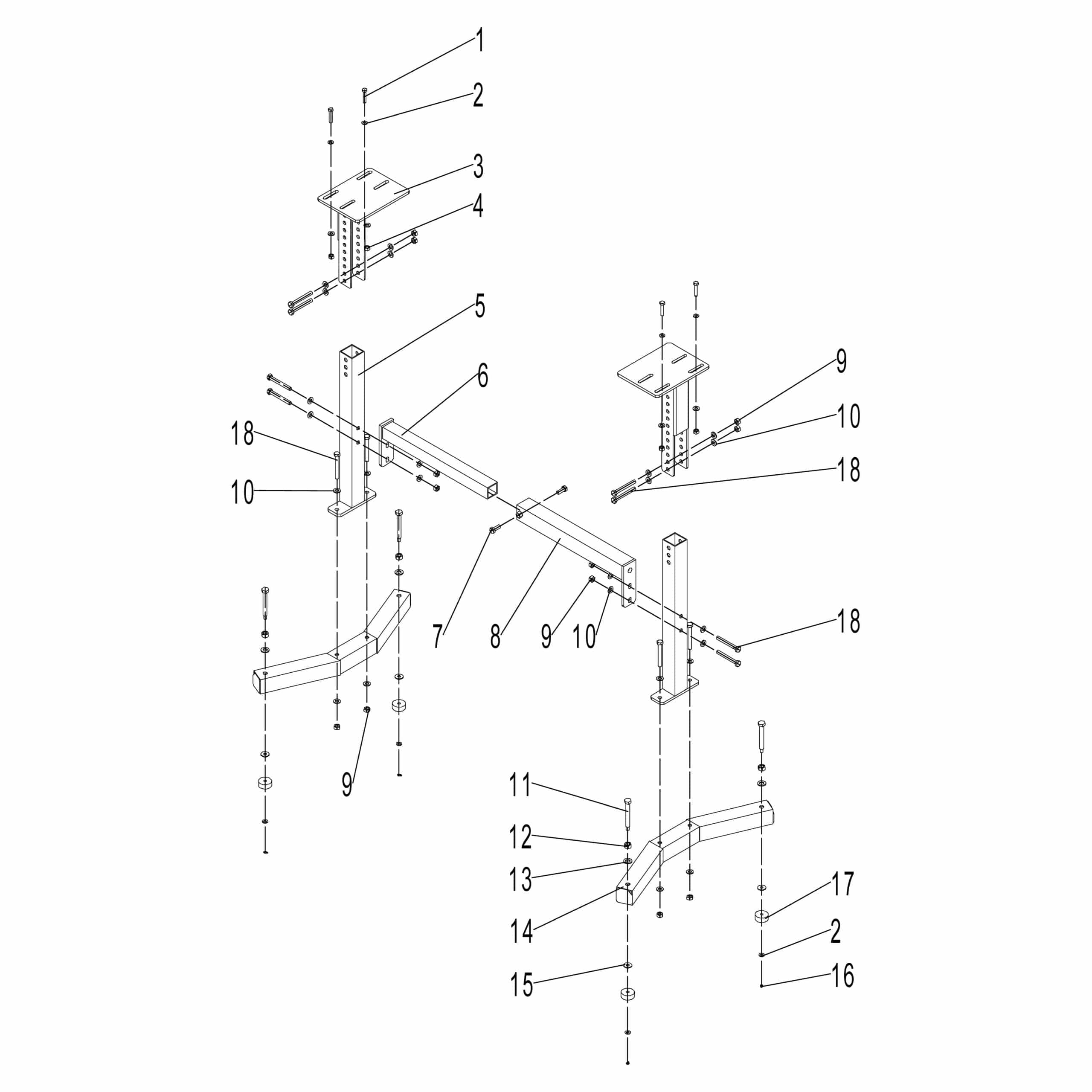 Universal Lathe Stand 70-920 by Rikon