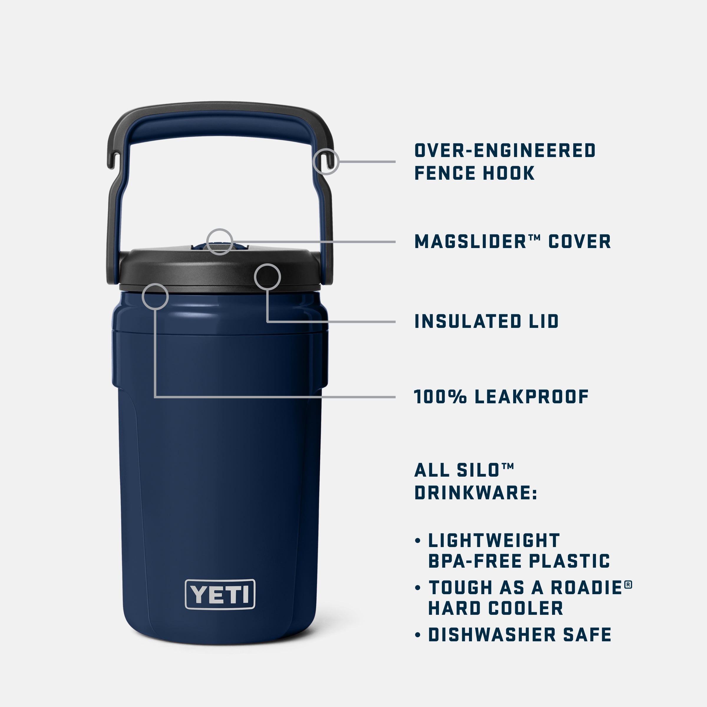 YETI Silo™ 40 oz (1.1 L) Jug with Straw Cap 21071506989