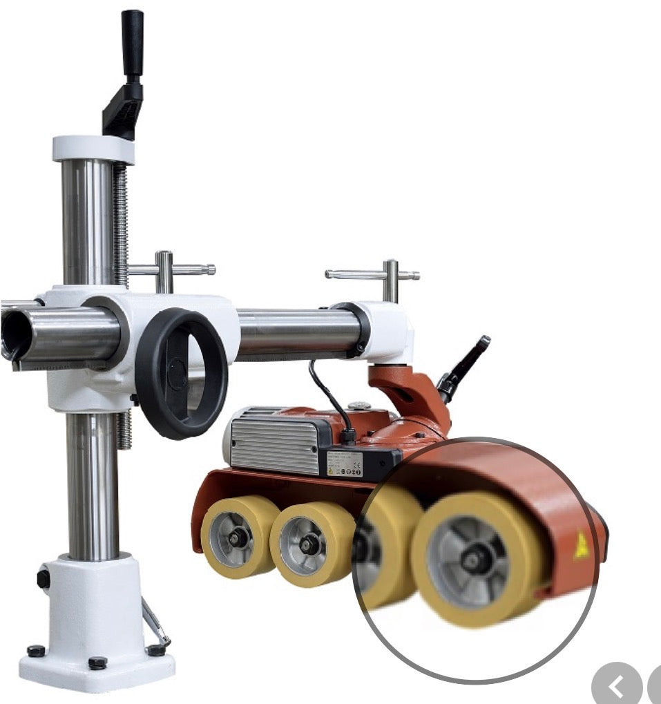 ToughCut 120mm Dia. x 60mm (1 Pce) Replacement Rubber Roller Wheel GR12 - Suits DC & DS Power Feeders