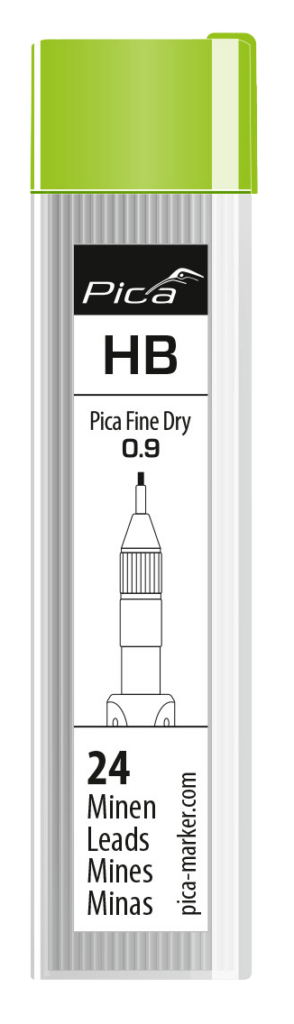 Pica Fine 0.9mm Dry Refill Leads