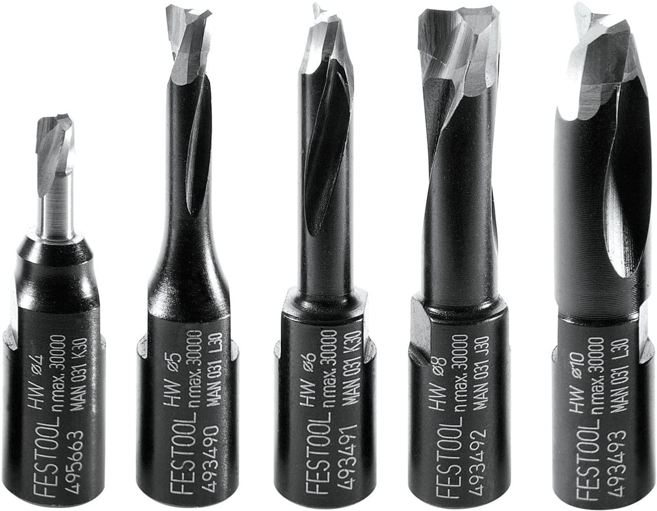 Festool Domino Cutter 5Pce Set DF500 D 4/5/6/8/10 495665