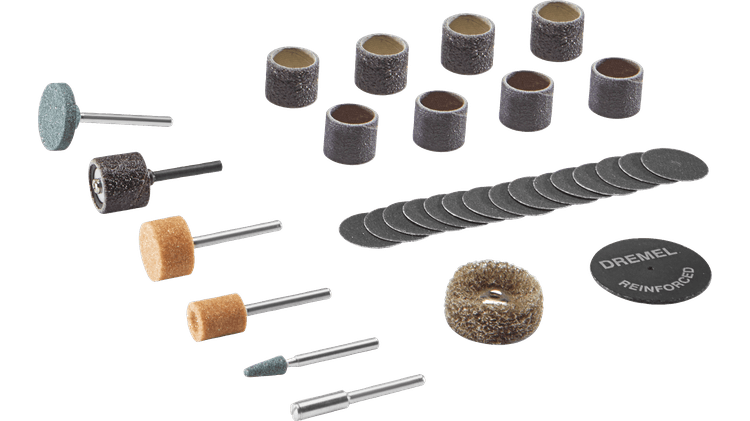 Dremel 727-01 31Pce Sanding/Grinding Rotary Accessory Micro Kit 26150727AA