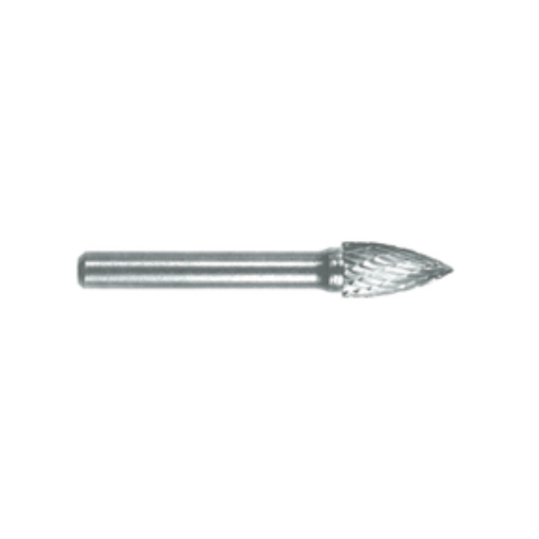 Carbide Burrs (Tree), 1/4" Shank, Double Cut by Garryson