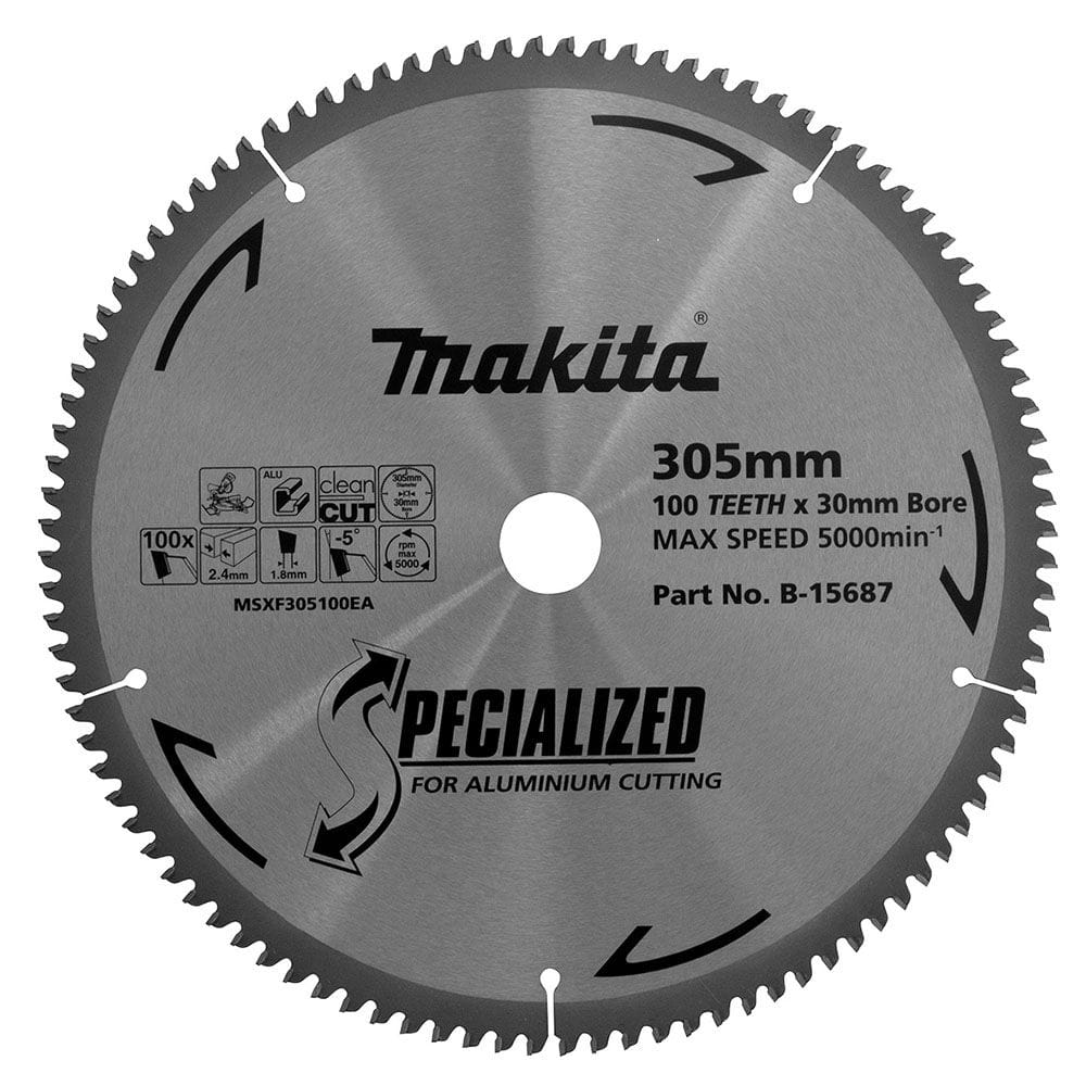 Makita 305mm (12") 100T Aluminium Cutting TCT Saw Blade B-15687
