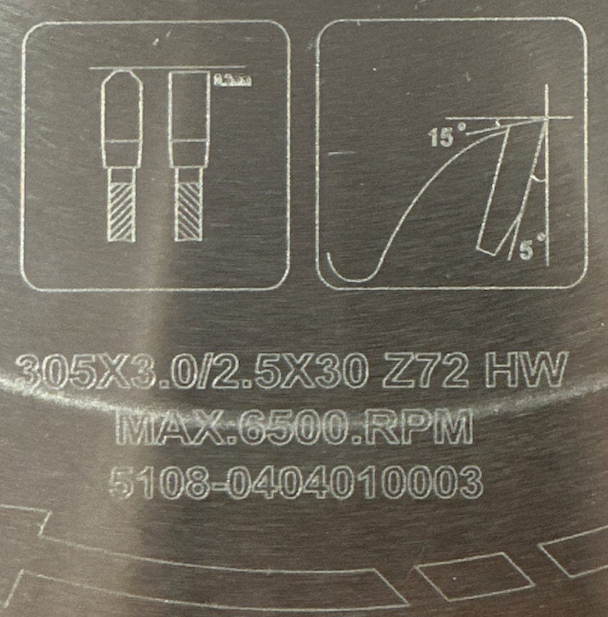 ToughCut Tungsten Carbide Tipped Triple Chip Circular Saw Blade suit Aluminium Cutting