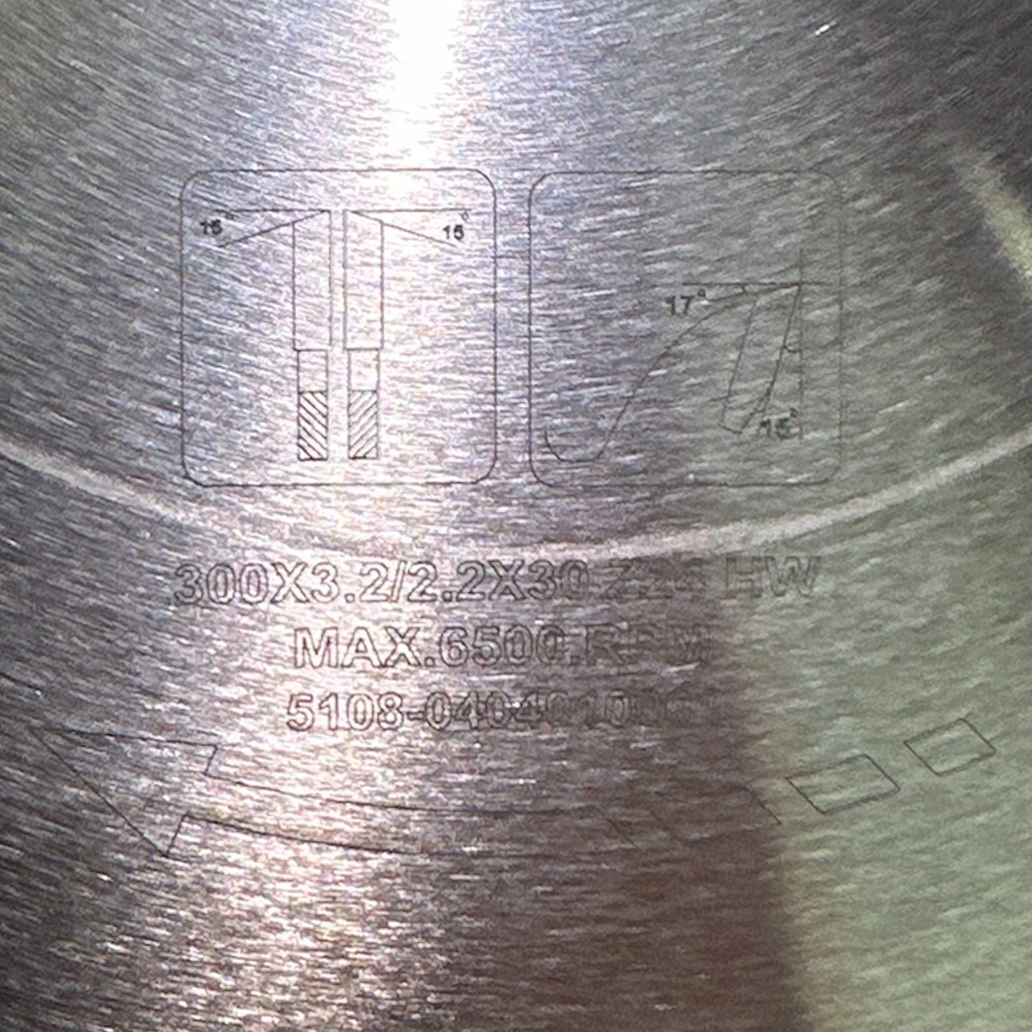 ToughCut 300mm x 30mm x 24T Tungsten Carbide Tipped ATB Circular Saw Blade suit Ripping