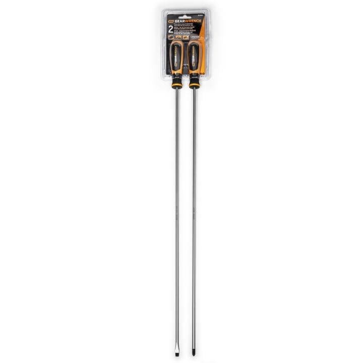 Phillips®/Slotted Dual Material Screwdriver 2Pce Set 80068H by GEARWRENCH