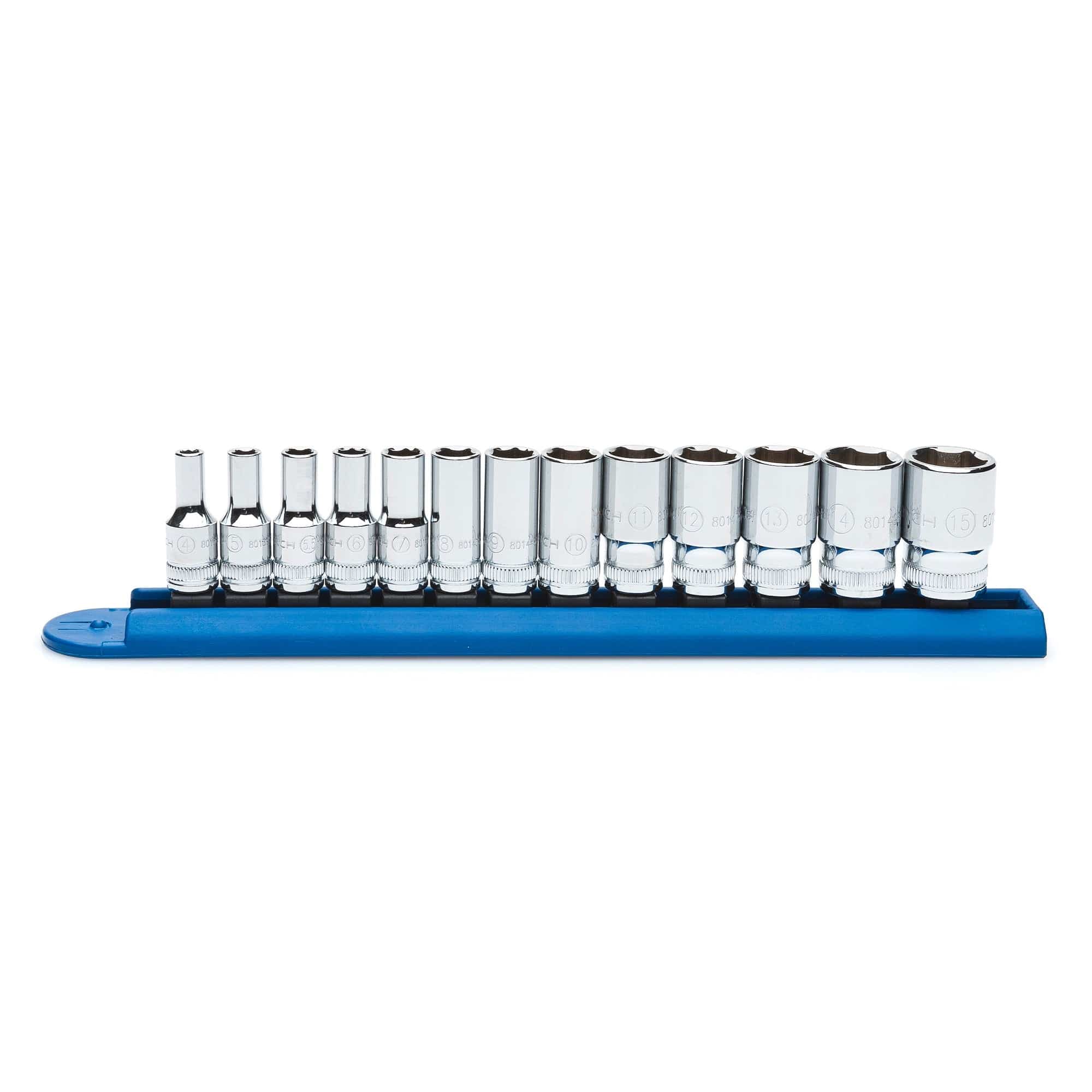 GEARWRENCH 1/4” Drive 6 Point Mid Length Metric Socket 13Pce Set 80304S