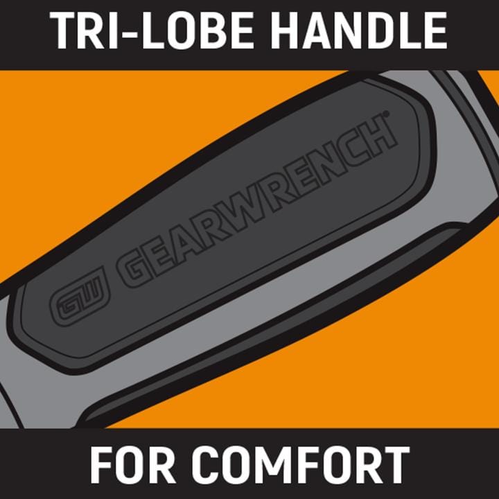 Phillips®/Slotted/Pozidriv® Dual Material Screwdriver 10Pce Set 80060H by GEARWRENCH