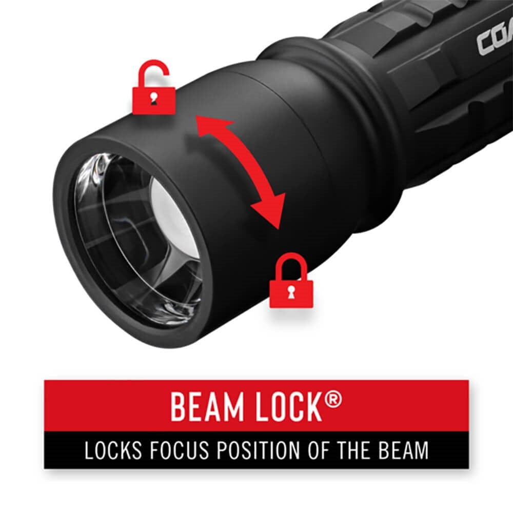 Coast Rechargeable Pure Beam Focusing LED Torch- 2100 Lumens on Turbo Mode COAXP11R (809490)