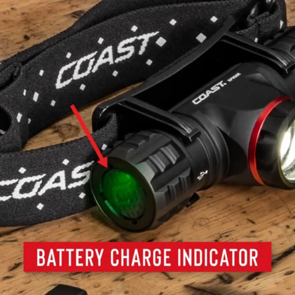 Coast Rechargeable 640 Lumen Pure Beam Focusing LED Headlamp COAXPH25R
