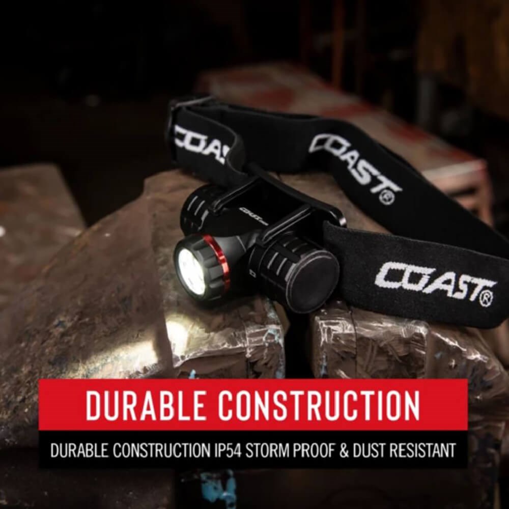 Coast Rechargeable 640 Lumen Pure Beam Focusing LED Headlamp COAXPH25R