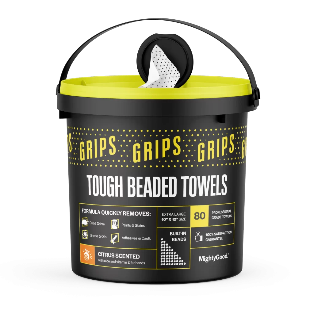 Grips Tough Beaded Wipes