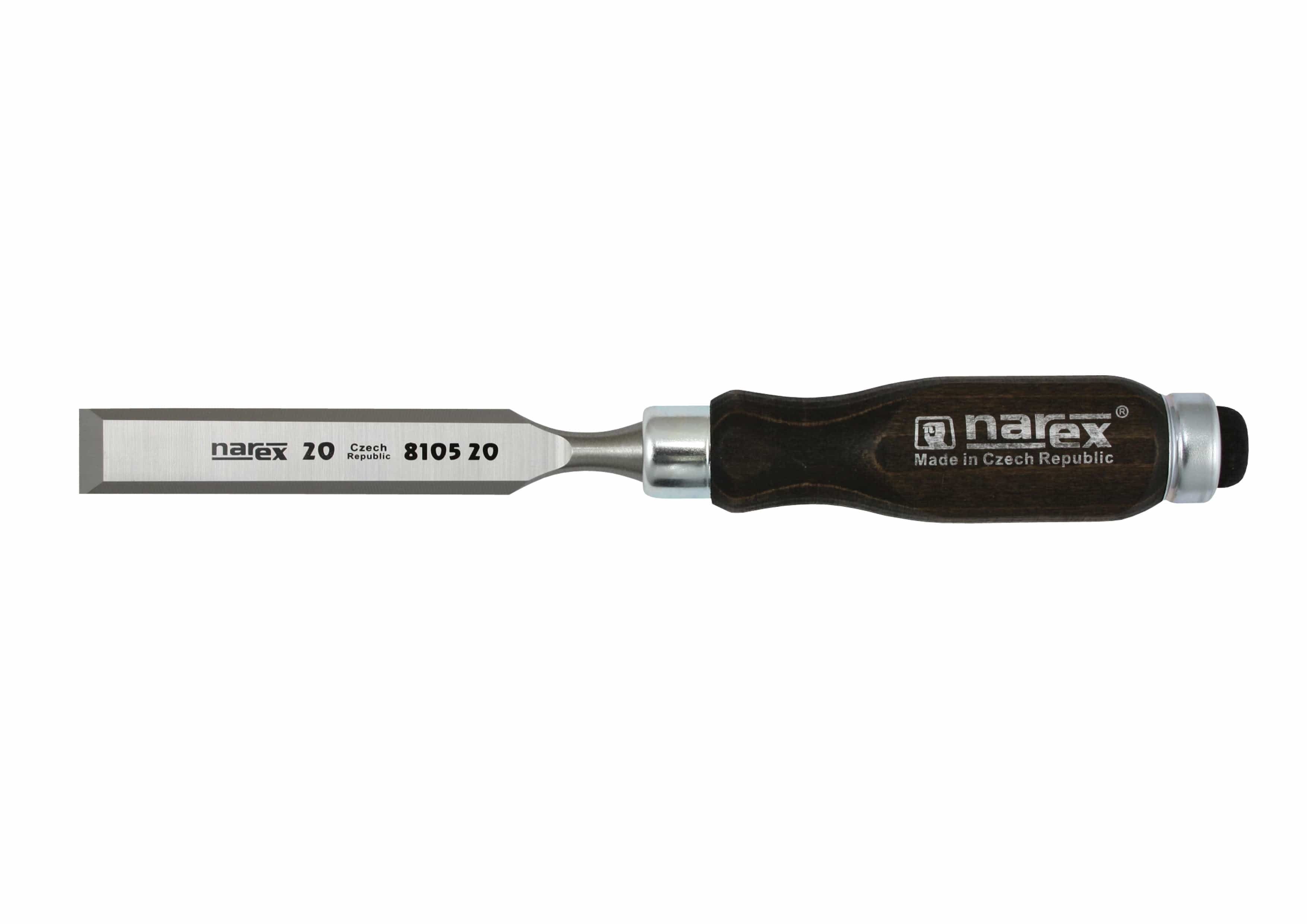Set of Bevel Edge Chisels, WOOD LINE PROFI 6mm / 10mm / 12mm / 16mm / 20mm / 26mm 853053 by Narex