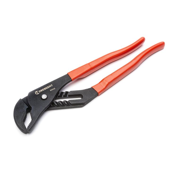 12" V-Jaw Dipped Handle Tongue and Groove Pliers - RT412CVN-05 by Crescent