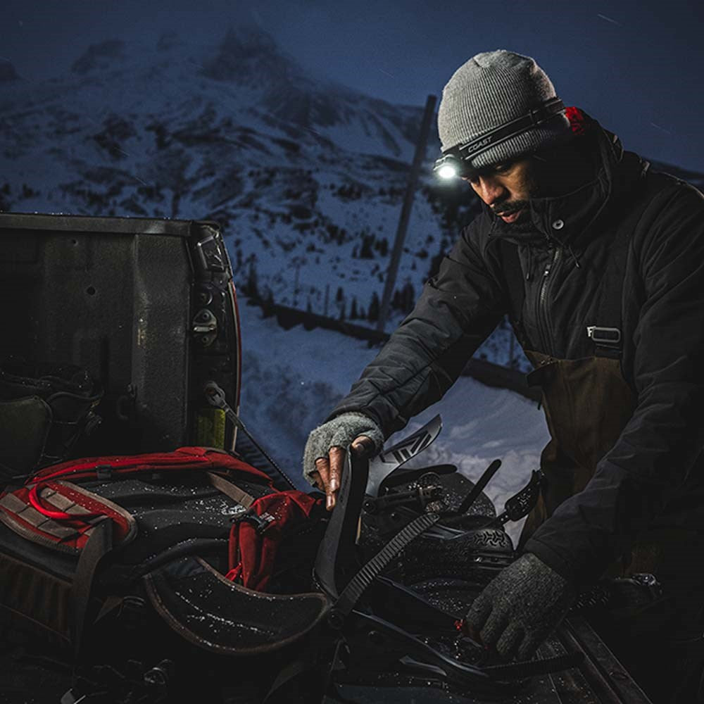 Coast Rechargeable 750 Lumen Dual Colour Headlamp COARL10R
