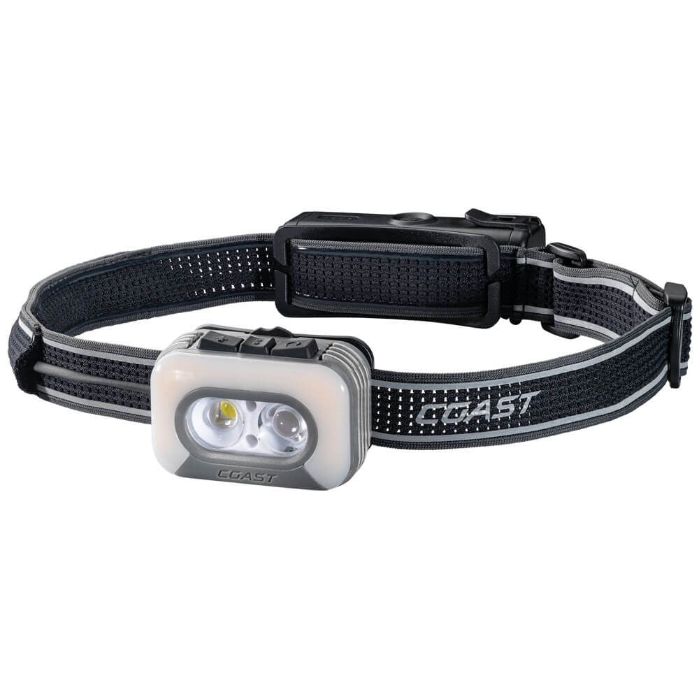 Coast Rechargeable 1100 Lumen Tri Colour Voice Control Headlamp COARL35R