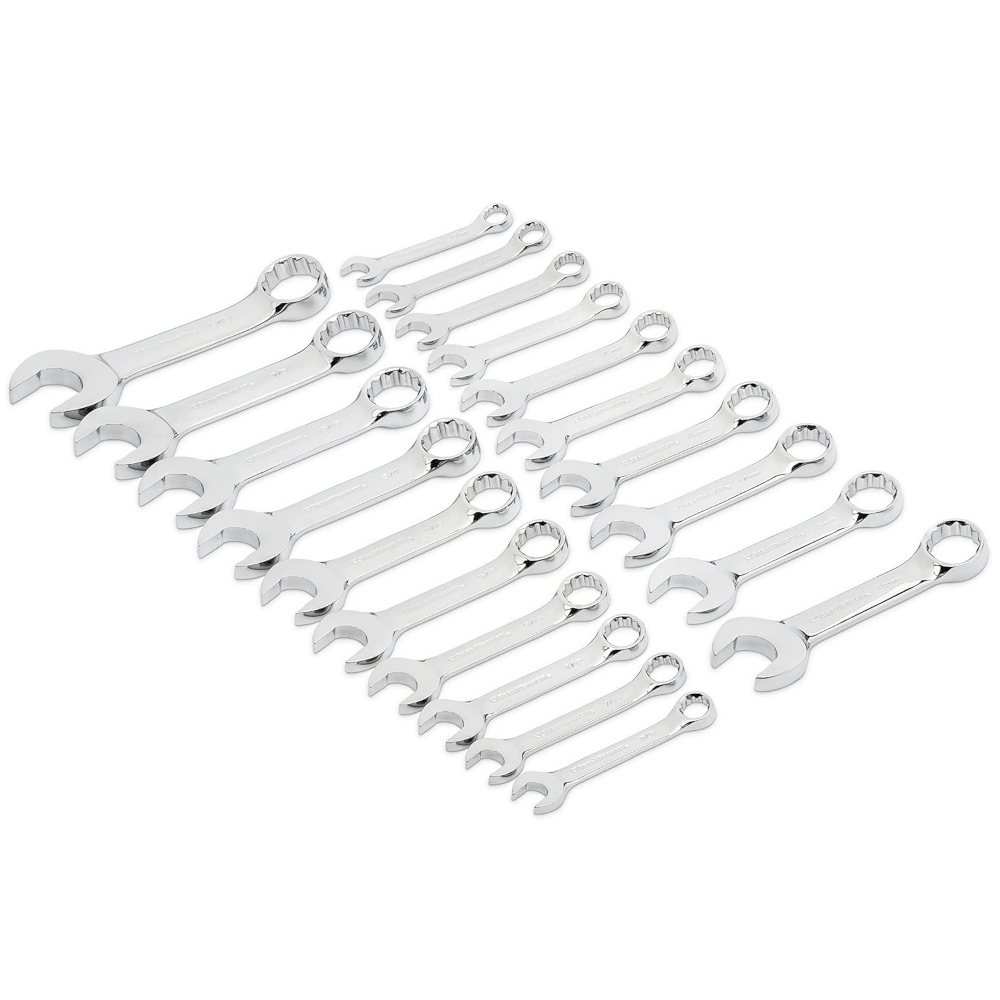 20 Pc. 12 Point Stubby Combination SAE & Metric Wrench Set 81903 by GEARWRENCH