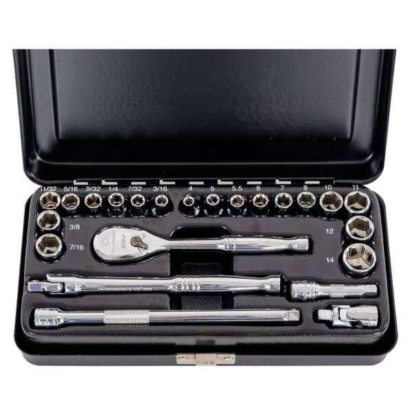 23 Piece 1/4″ Drive Socket Set METRIC/SAE - 83064 by GEARWRENCH