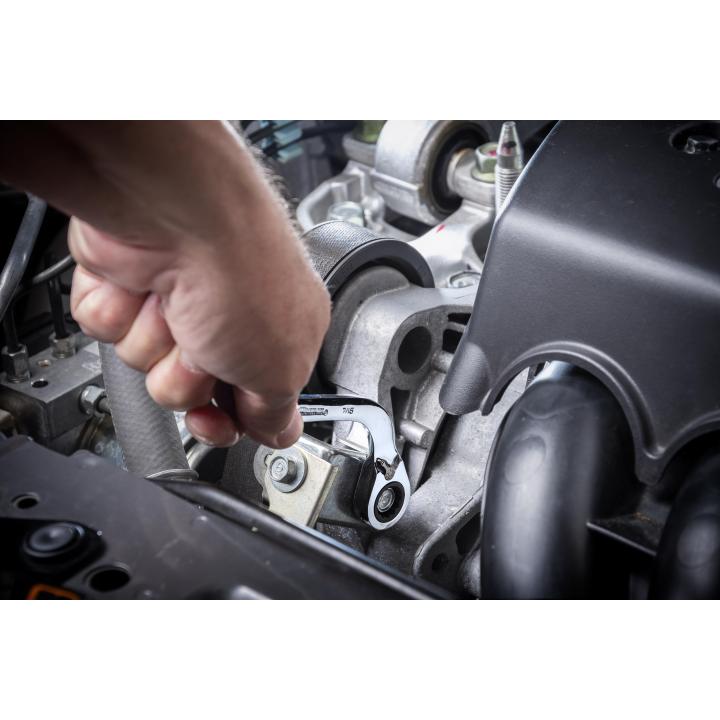 5 Piece 72-Tooth 12 Point Reversible S-Shape Double Box Ratcheting Metric Wrench Set 85299 by GEARWRENCH