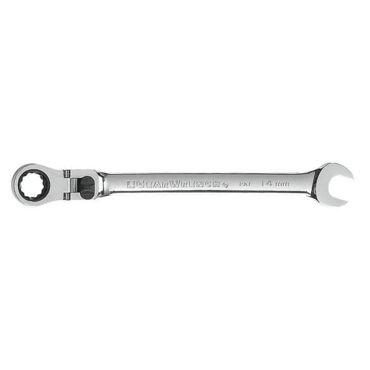 12 Piece 72-Tooth 12 Point XL Locking Flex Head Ratcheting Combination Metric Wrench Set 85698 by GEARWRENCH