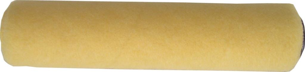 270mm 12mm Paint Roller Cover Yellow Poly Thermal Bonded 09089