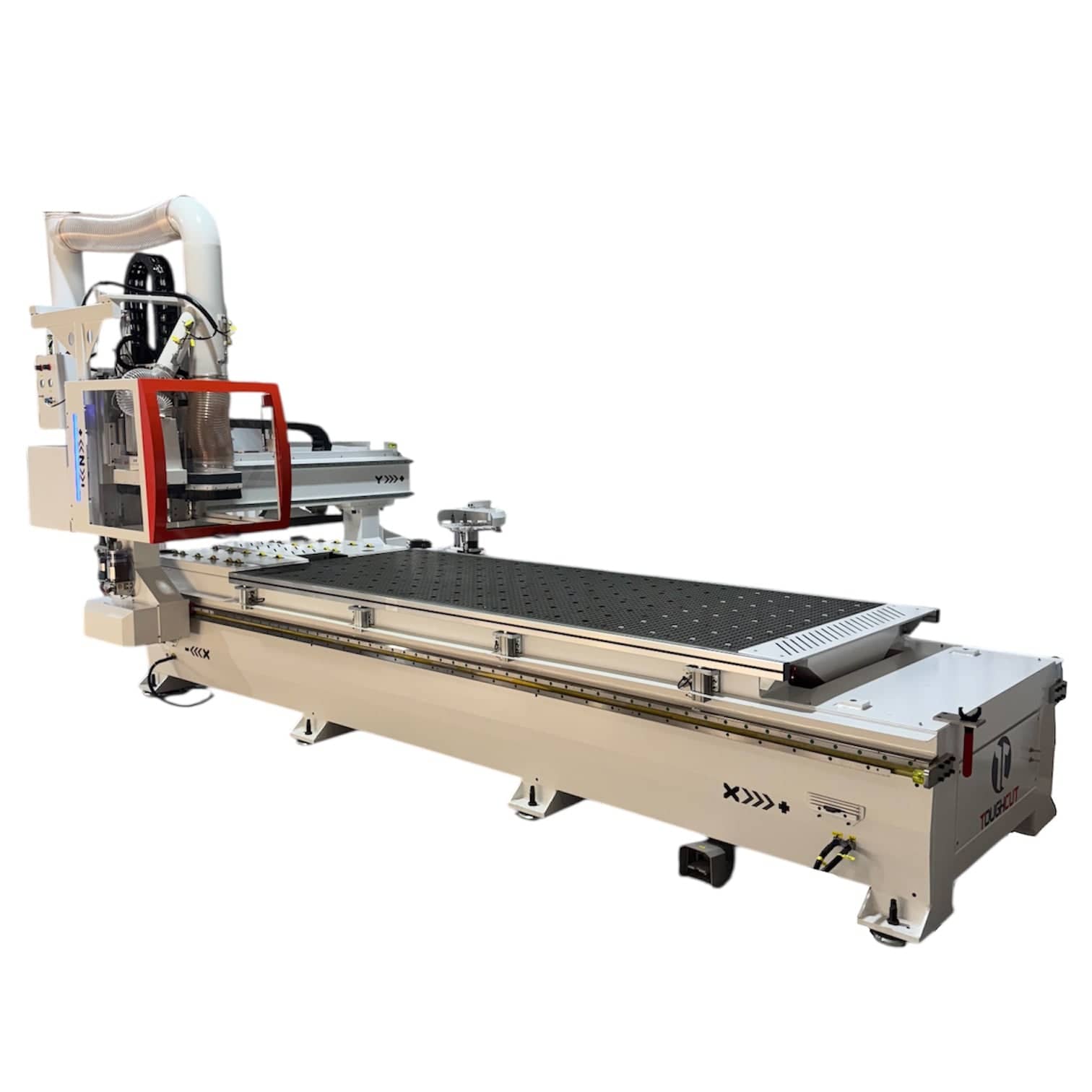 ToughCut 1300mm x 3100mm CNC Router with Auto Tool Change Spindle with 12 Tool Rotary Carousel + Vacuum Table (with 9.5KW Pump) ZIRCON TCVA30-1331 *2025 Edition*