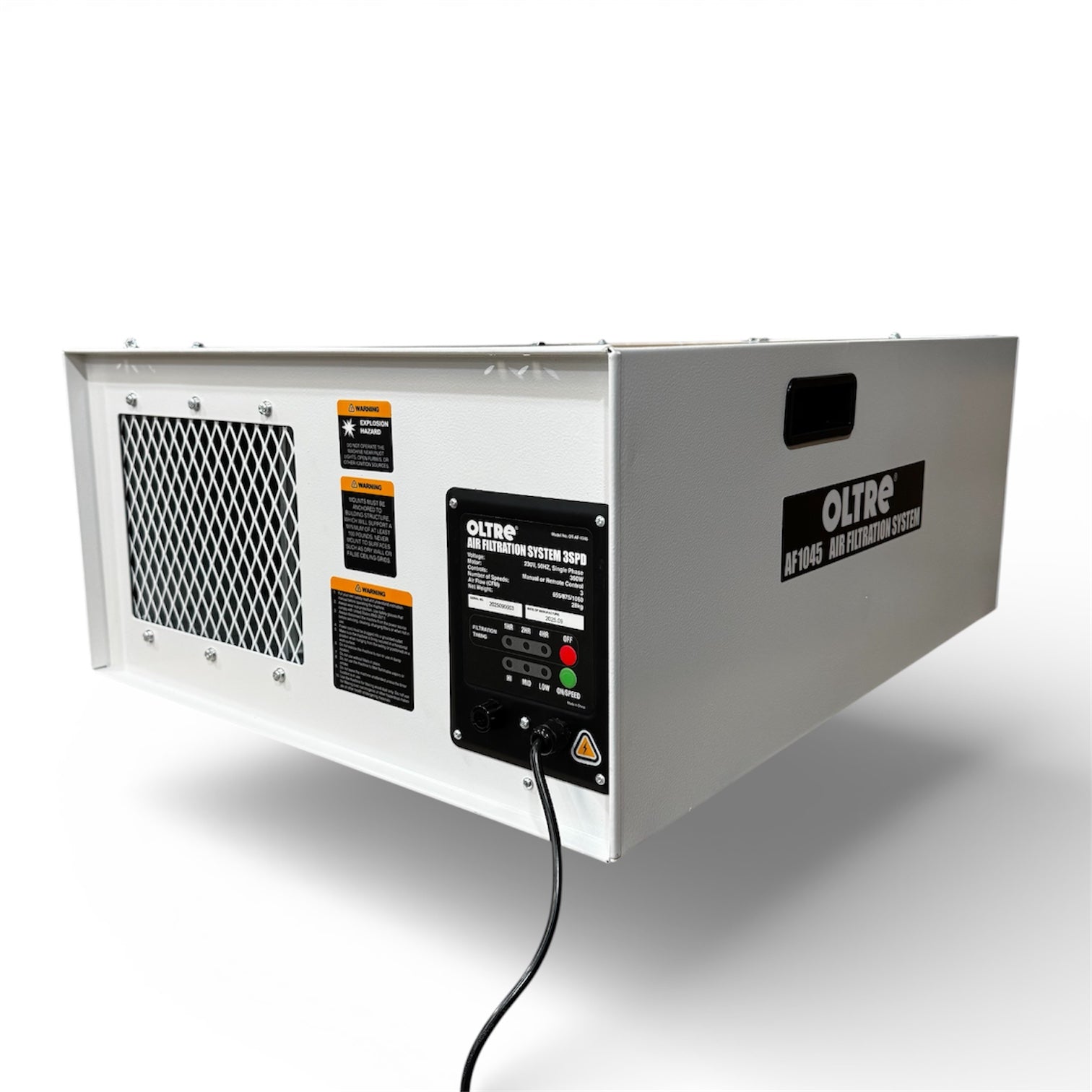 Oltre Remote Controlled 3 Speed Air Filtration System 350W 240V OT-AF-1045 *New Arrival 2026*